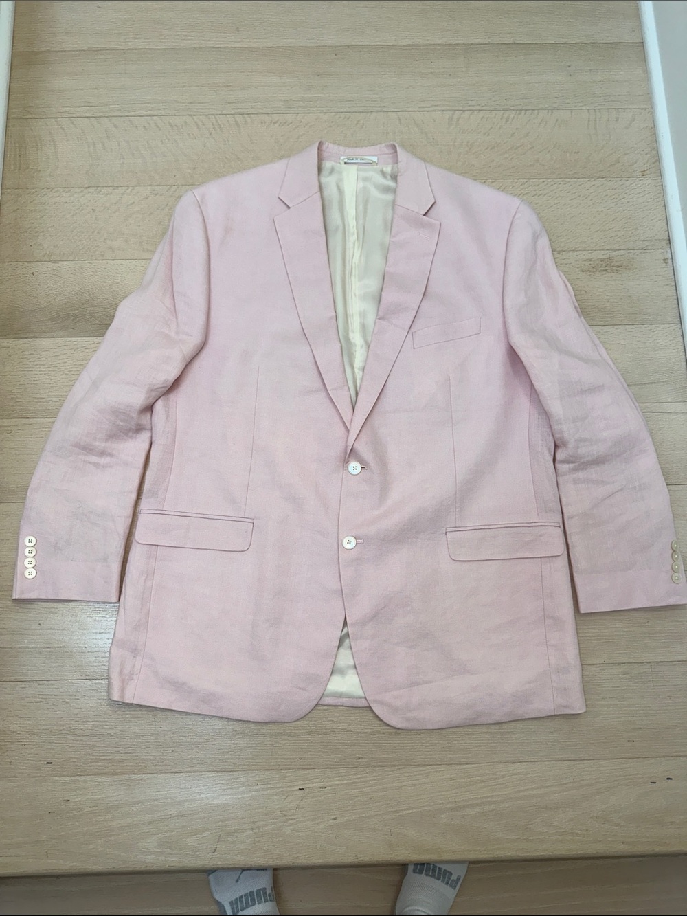 Ralph Lauren Pale Pink Linen Sport Coat